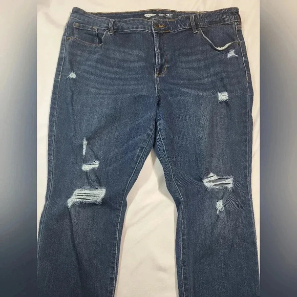 Old Navy, Power Slim, Straight Leg Blue Jeans. - Picture 6 of 9